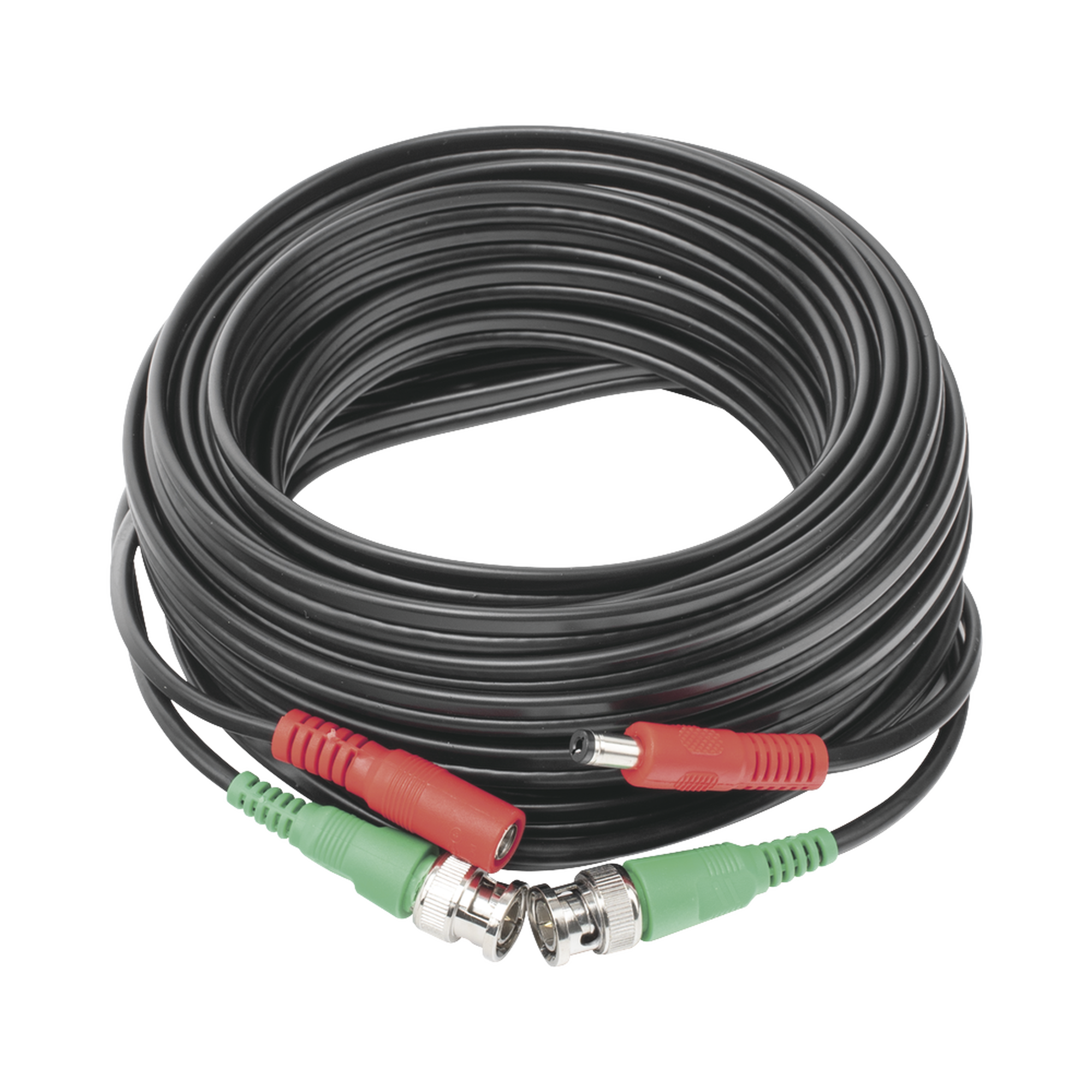 DIY-10M-4K|Cable coaxial ( BNC RG59 ) + Alimentaci??n / SIAM?ëS / 10 Metros / Aleaci??n Cobre + Aluminio CCA / Para C?ímaras 4K  / Uso interior y exterior